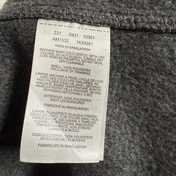 Columbia Fleece Vest Mens X-Large Gray Full Zip Sleeveless Layer Outdoor Pockets - Picture 4 of 12